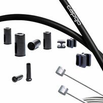 Stabdžių troselių komplektas Capgo BL stainless Shimano MTB black