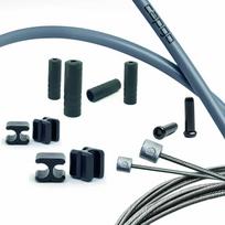 Pavarų troselių komplektas Capgo BL Doube(2x) stainless Shimano/Sram Road & MTB grey