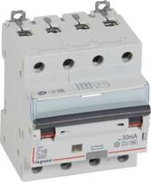 DX3 Residual Current Circuit Breaker with Overload (RCBO) 16A 30mA C 4P 411244 | 3245064112444