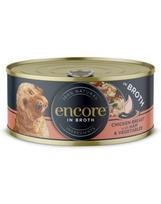 ENCORE Dog Chicken Breast with Ham and Vegetables in Broth vištienos krūtinėlė su kumpiu ir daržovėmis sultinyje 156 g