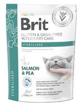 BRIT Grain Free Veterinary Care Cat Sterilised Salmon and Pea 400 g