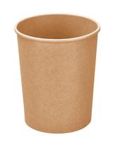 Vienkartiniai popieriniai indeliai sriubai B`GREEN, rudi, D 115 mm, 750 ml, 25 vnt.