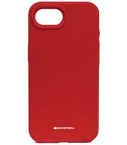 Raudonas dėklas Apple iPhone 16e telefonui "Mercury Silicone Case"