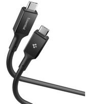 Juodas laidas USB-C - USB-C 240W / 120cm "Spigen EB24012CC Essential"