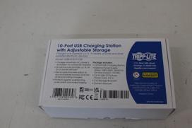 Tripp Lite 10 Port USB Charging Station with Adjustable Storage | U280-010-ST-CEE | UNPACKED, SCRATCHED