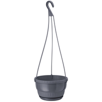 FORM PLASTIC Gėlių vazonas pakabinamas 25cm Europa juodas