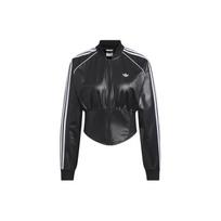 Adidas Originals Korsetas Sst Sportinis Džemperis Spalvų Bloko Megzta Sportinė Striukė Moteriški Viršutiniai Drabužiai Juoda IX1904 XXS