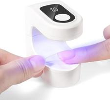 Mini UV nagų lempa, 10s blykstė, nešiojama, su 2 laikmačiais