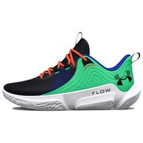 Under Armour Flow FUTR X 2 Black Antifreeze Unisex Sneakers 3024978-001 35.5 green