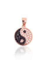 Sidabrinis pakabukas su cirkoniu "Yin and Yang III"