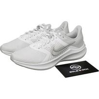Nike Wmns Downshifter 11 White Metallic Silver CW3413-100 EU 36 balta/gryna