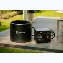 Rinkinys AQUASTIC baseinas 382 l su BrrFree agregatu morsavimui black