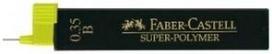 Grafitai Faber-Castell Super Polymer, B, 0.35mm, 12 vnt.