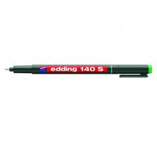 Permanentinis žymeklis-rašiklis Edding 140S OHP, apvaliu galiuku, 0.3mm, žalios spalvos
