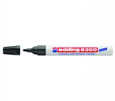 Permanentinis žymeklis Edding 8300, 1,5-3mm, apvaliu galiuku, juodos spalvos