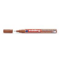 Žymeklis Edding 780 lako pagrindu, apvaliu galiuku, 0,8mm, skirtas dekoravimui, bronzos spalvos