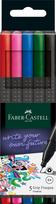 Rašiklis Faber-Castell FinePen, 0.4mm, 5 spalvų