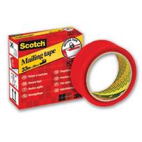 Apsauginė juosta Scotch, 35mmx33m, raudonos spalvos