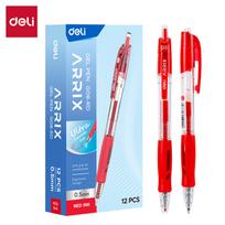 Automatinis gelinis tušinukas Deli Arris 0,5mm, raudonos spalvos