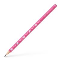 Pieštukas Faber-Castell Unicorn HB, rožinės spalvos korpusas