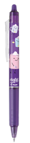 Gelinis rašiklis Pilot Frixion Clicker Fancy Violet 0.7 mm, ištrinamas, mėlynas rašalas