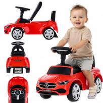 Paspiriama mašinėlė Sun Baby Mercedes Amg C63, raudona
