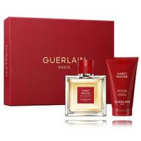 Guerlain Habit Rouge rinkinys vyrams (100 ml. EDT + 75 ml. dušo gelis) - Rinkinys