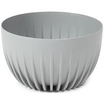 Gėlių vazonas "Mira" žemas 300 mm, 6,3 l, pilkos spalvos