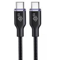 TB USB C - USB C 60W Glamour cable 1.5m black AKTBXKUCCGLA15B