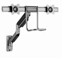 Gembird Wall mount for 2 monitors, 17-32 inch, 8kg