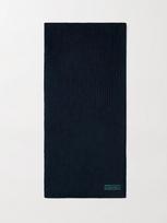CALVIN KLEIN Vyriškas šalikas su kašmyru, PATCH CHUNKY RIB COTTON SCARF