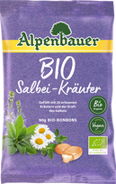 ALPENBAUER BIO Salbei-Kräuter, su šalavijo ir žolelių ekstraktais saldainiai, 90 g