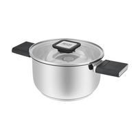 RESTO ANSER 92201 puodas su dangčiu, 16cm, 1,6 l, nerūdijantis plienas, sulankstomos bakelito rankenos, indukcijai