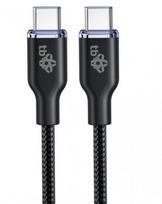USB C - USB C 60W Glamour cable 1.5m black