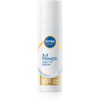 NIVEA SUN Daily UV Serum makiažo bazė „Du viename“ SPF 50+ 30 ml