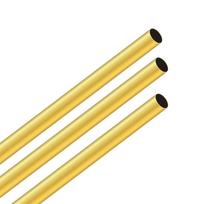 LAVMHAB žalvarinis vamzdelis, 9 mm x 300 mm 3vnt