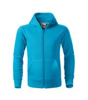 Vaikiškas džemperis MALFINI Trendy Zipper 412 Blue atoll, 300 g/m²