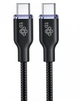 TB USB-C to USB-C 60W Glamour cable, 1.5 meters, black