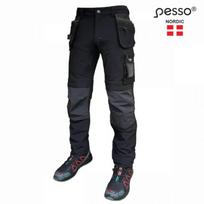 Taurus Stretch kelnės, C48, Pesso, juodos, Nailonas 87%, Spandex 13%, Poliamidas 100%