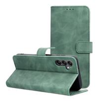 TENDER knygų dėklas SAMSUNG A14 4G / A14 5G žalias