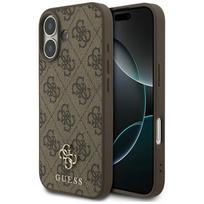 GUESS dėklas IPHONE 17, suderinamas su MagSafe GUHMP17SP4SM4MW (PU 4G Small 4G ir Classic) rudos spalvos
