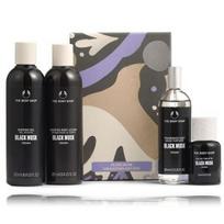 The Body Shop Black Musk rinkinys (30 ml. EDT + 250 ml. dušo gelis + 250 ml. losjonas + 100 ml. dulksna) - Rinkinys