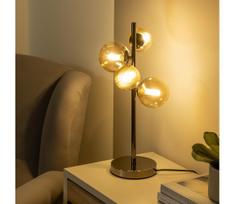 Brilagi - LED stalinis šviestuvas MILLA 4xG9/3W/230V juodas chromas/auksinė apdaila