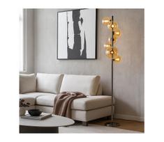 Brilagi - LED grindinė lempa MILLA 7xG9/3W/230V juodas chromas/auksinė