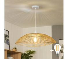 Brilagi - LED pakabinamas šviestuvas su laidu CERIA BOHO 1xE27/40W/230V Ø 70 cm rudas