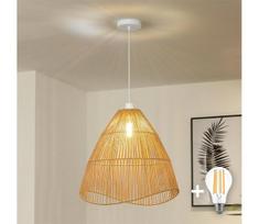 Brilagi - LED pakabinama liustra ant laido CERIA BOHO 1xE27/40W/230V skersmuo 70 cm ruda