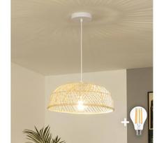 Brilagi - LED liustra pakabinama ant laido CERIA BOHO 1xE27/40W/230V skersmuo 60 cm rotangas