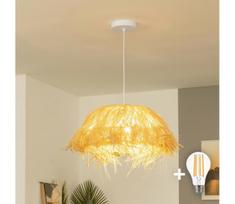 Brilagi - LED liustra ant laido CERIA BOHO 1xE27/40W/230V, skersmuo 40 cm, rafija