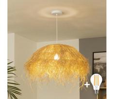 Brilagi - LED liustra ant laido CERIA BOHO 1xE27/40W/230V skersmuo 60 cm, rafija