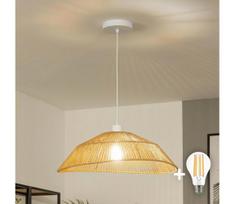 Brilagi - LED pakabinamas šviestuvas ant laido CERIA BOHO 1xE27/40W/230V skers. 50 cm rudas